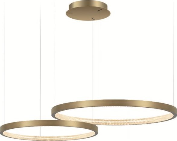 Lampa wisząca Copel Wisząca lampa salonowa CGZING60B nad stół LED 50W złota