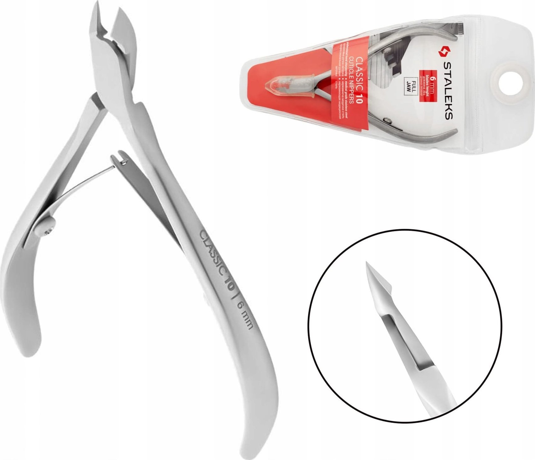 STALEKS Classic Cążki do skórek 10 6mm