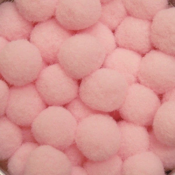 Pompony P - 05 (100szt) Jasny Róż 301