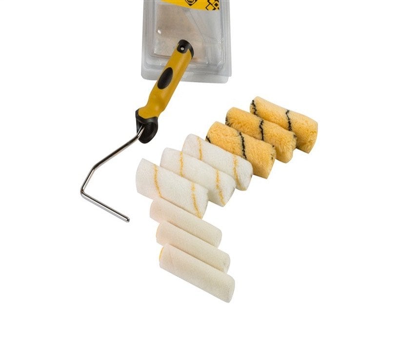 SET OF ROLLERS (9 PCS) AND HANDLE FORTE