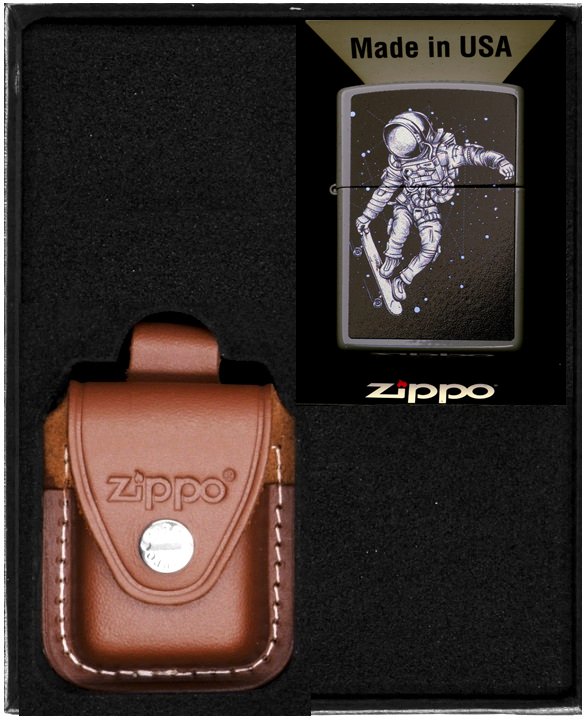 Zestaw ZIPPO Zapalniczka SPACEMAN Prezentowy No4