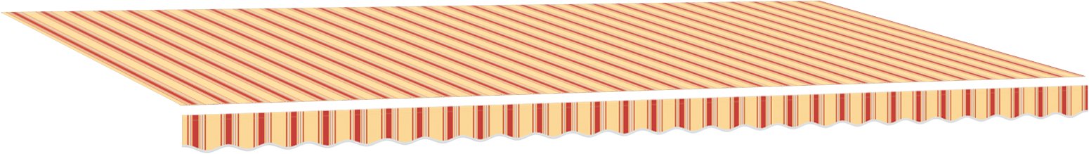 vidaXL Automatyczna chowana markiza z LED w żółtym i pomarańczowym 600x350 cm