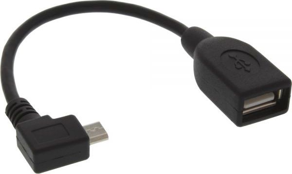 Adapter USB InLine microUSB - USB Czarny (31606W)