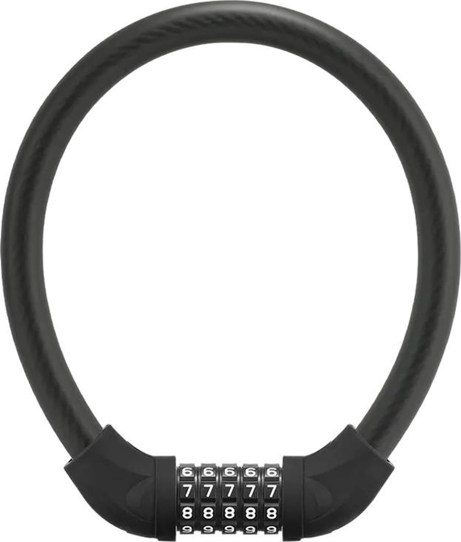 RockBros Zapięcie rowerowe na szyfr Rockbros RKS570-BK (czarne)