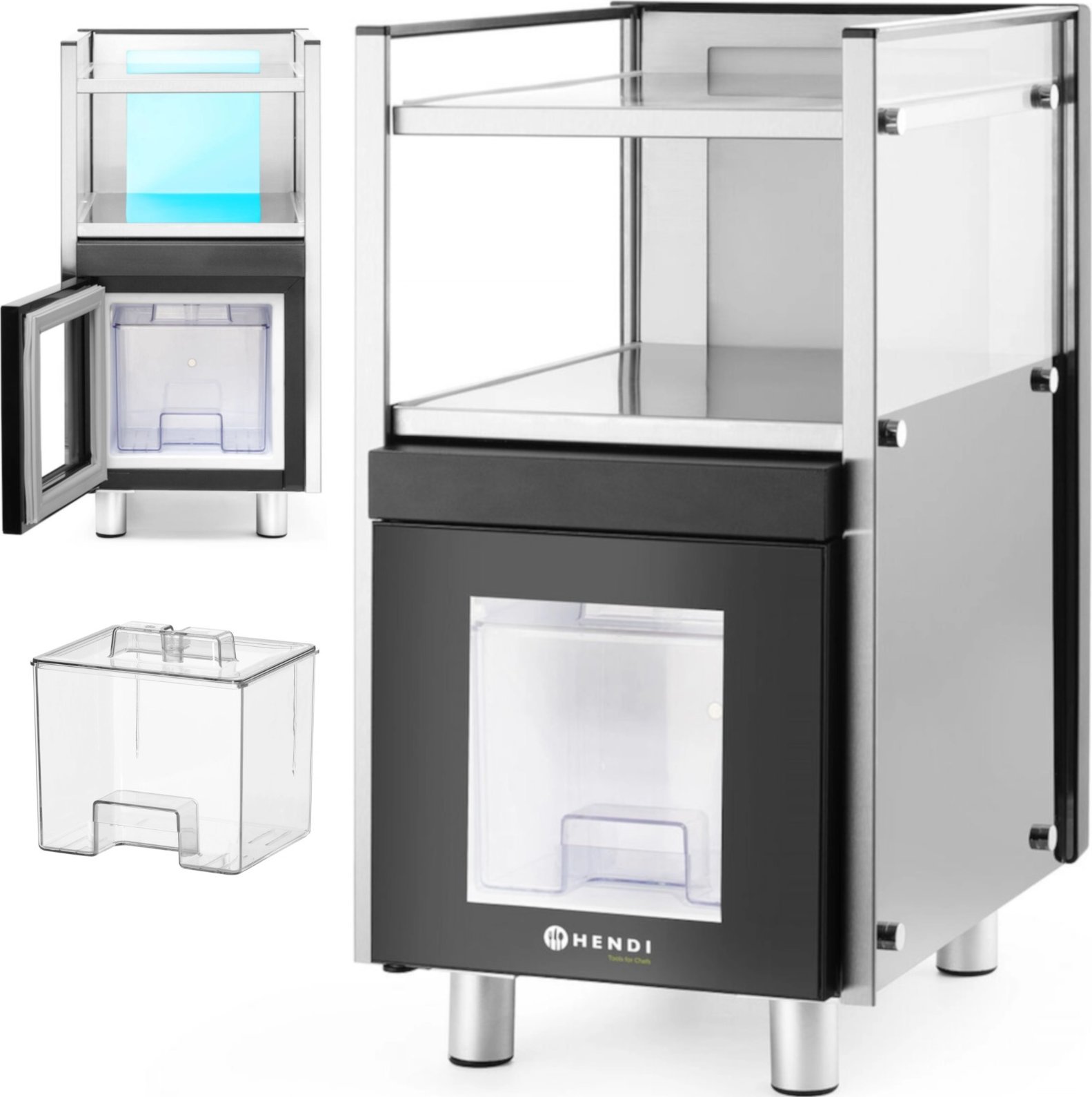 Hendi Lodówka na mleko z podgrzewaczem do filiżanek 3.5 l 168 W Lodówka na mleko z podgrzewaczem do filiżanek 3.5 l 168 W