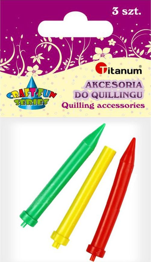 Titanum Igła do quillingu nawijak plastik 3szt CRAFT-FUN