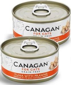 Canagan CANAGAN KOT pusz.75g TUNA WITH PRAWNS TUŃCZYK / KREWETKI /12