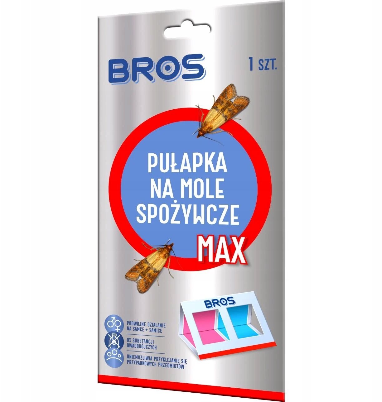 Bros Pułapka na mole spożywcze effective protection 3 miesiące