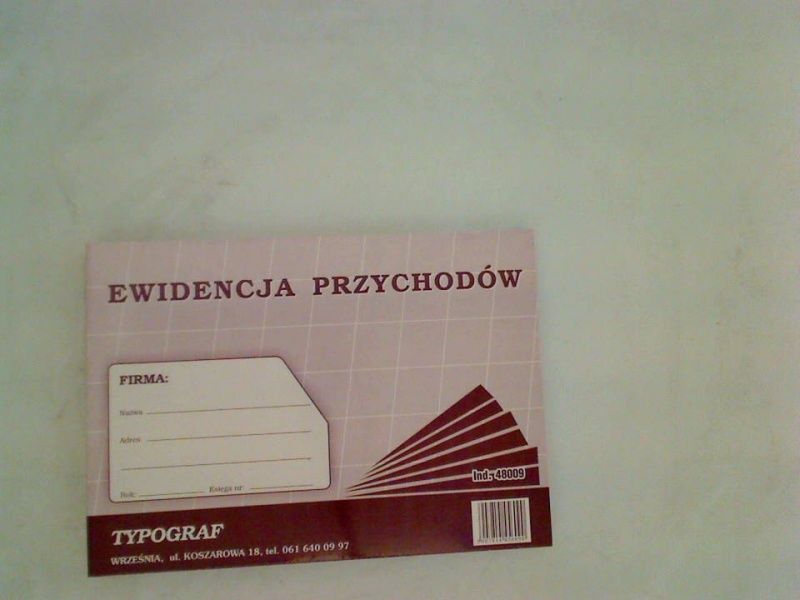 Typograf Druki offsetowe ewidencja przychodów A5 80 (48009)