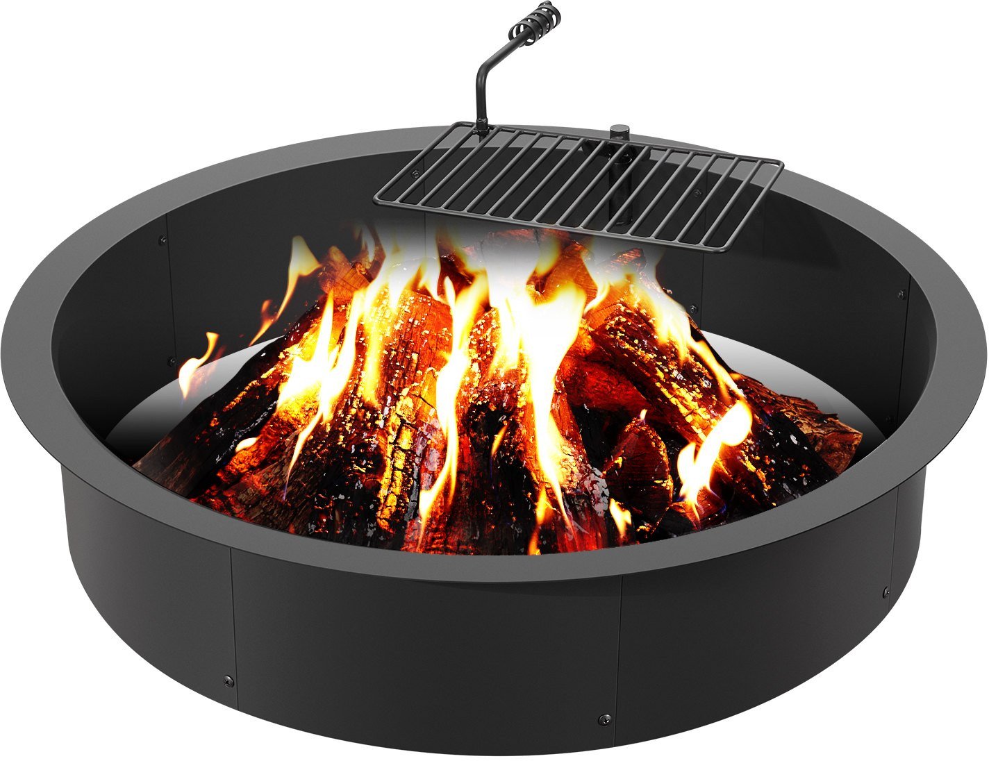 Wkład do paleniska ogrodowego pierścień paleniskowy palenisko 101cm +ruszt