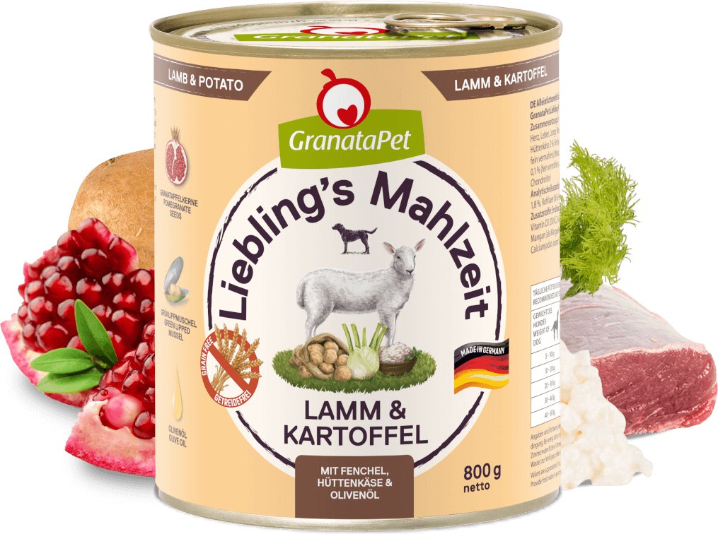GranataPet Liebling´s Mahlzeit jagnięcina i ziemniaki mokra karma dla psa 800g