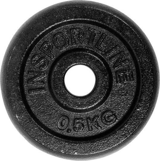 inSPORTline Obciążenie żeliwne 0,5 kg 30mm - 2172