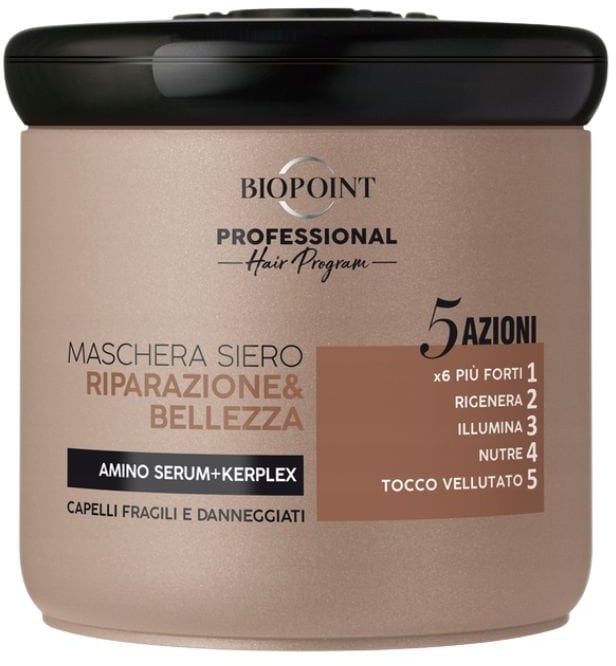 BIOPOINT Professional Hair Program Maska naprawcza i odżywcza do włosów zniszczonych 400 ml