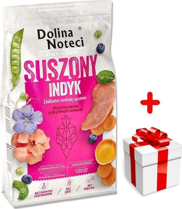 Dolina Noteci DOLINA NOTECI Premium Indyk- karma suszona dla psa 9kg + niespodzianka dla psa GRATIS!