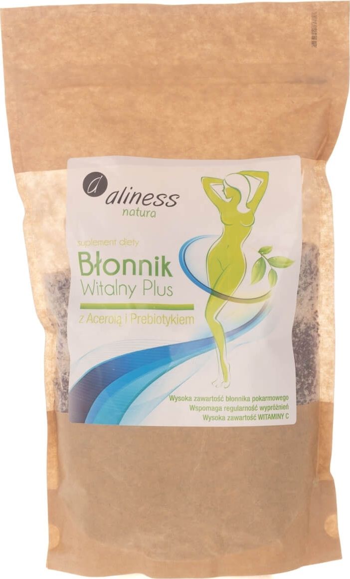 Aliness Aliness Błonnik Witalny Plus z Acerolą i Fibregum - 500 g