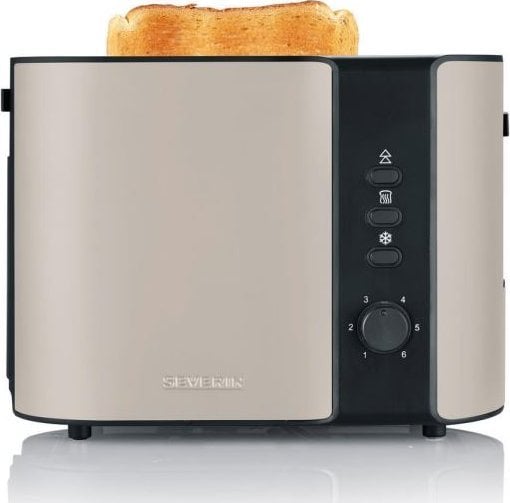 Toster Severin Severin AT 9576 toster 2 kaw. 800 W Beżowy, Czarny