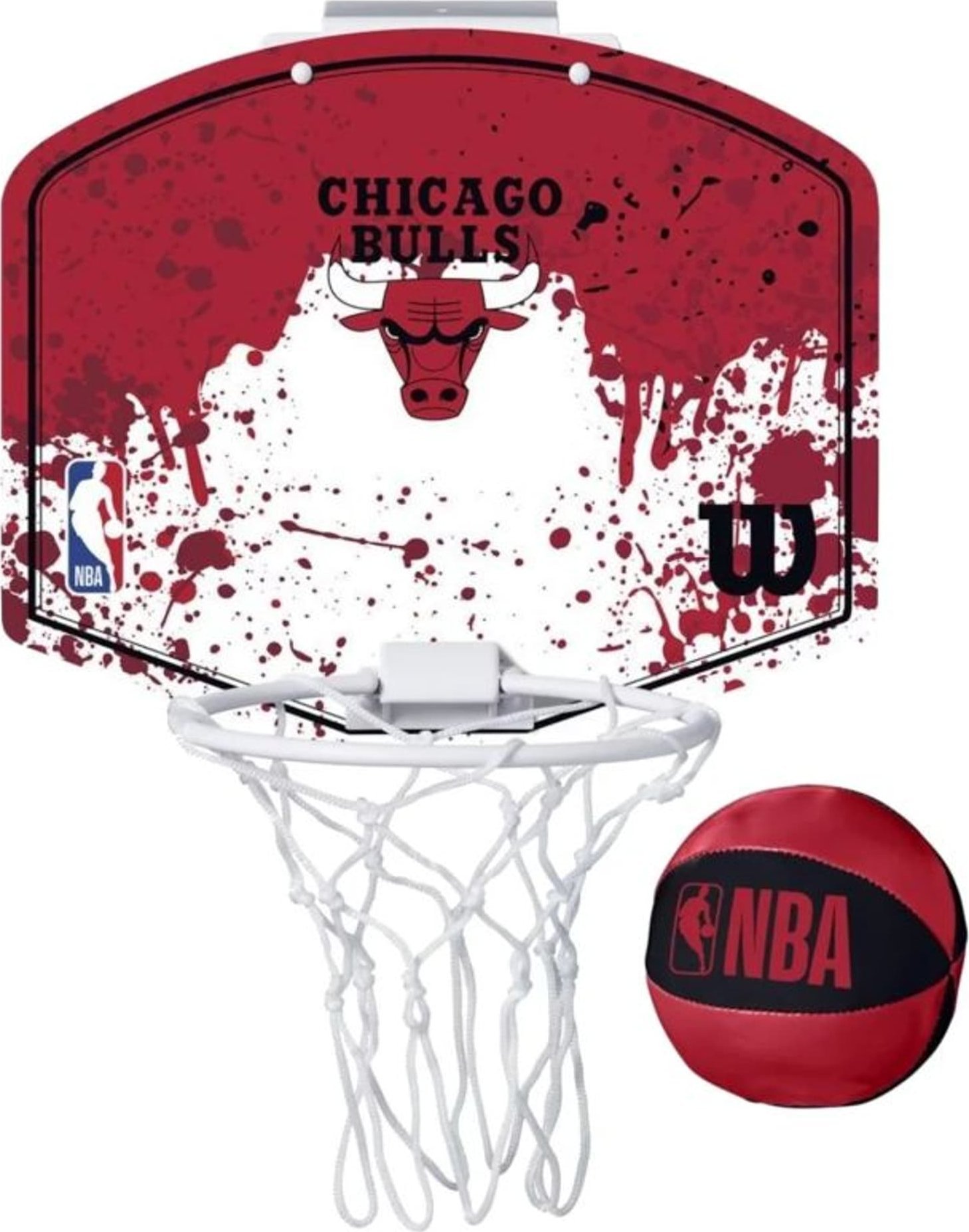 Wilson Wilson NBA Team Chicago Bulls Mini Hoop WTBA1302CHI Czerwone One size