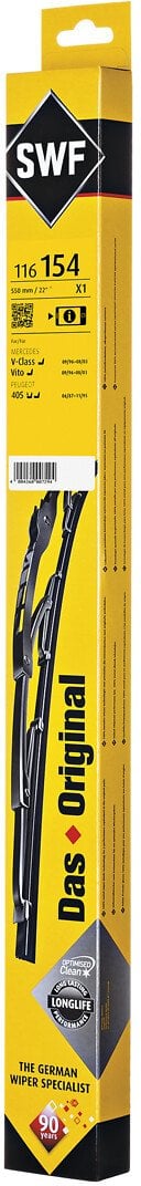 Pióro wycieraczki przegubowe przód (1szt.) Standard 550mm pasuje do: MERCEDES V (638/2), VITO (W638) PEUGEOT 405 I, 405 II, 405 II/KOMBI 01.87-07.03