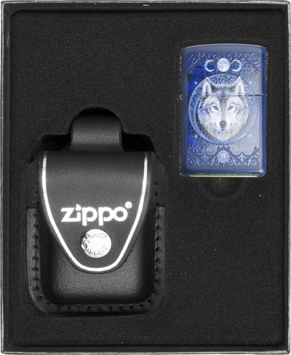 Zestaw ZIPPO Zapalniczka ANNE STOKES WOLF 1866 Prezentowy No3