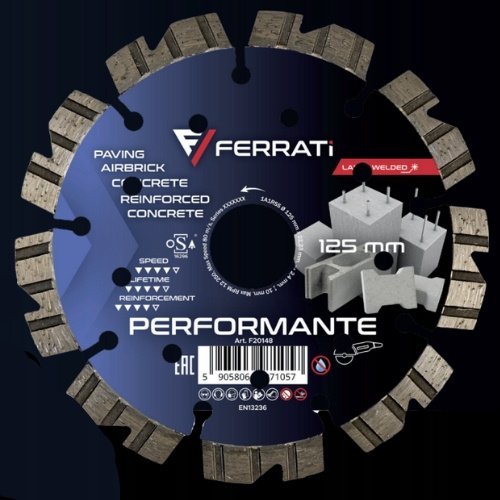 FERRATI TARCZA DIAMENTOWA TNĄCA PERFORMANTE 350 MM x 25,4 MM