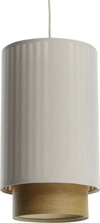 Lampa wisząca DUO LAMI LINE 20 kremowa/brązowa BPS KONCEPT