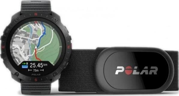 Zegarek sportowy Polar Polar Grit X2 Pro srebrno-szary S-L