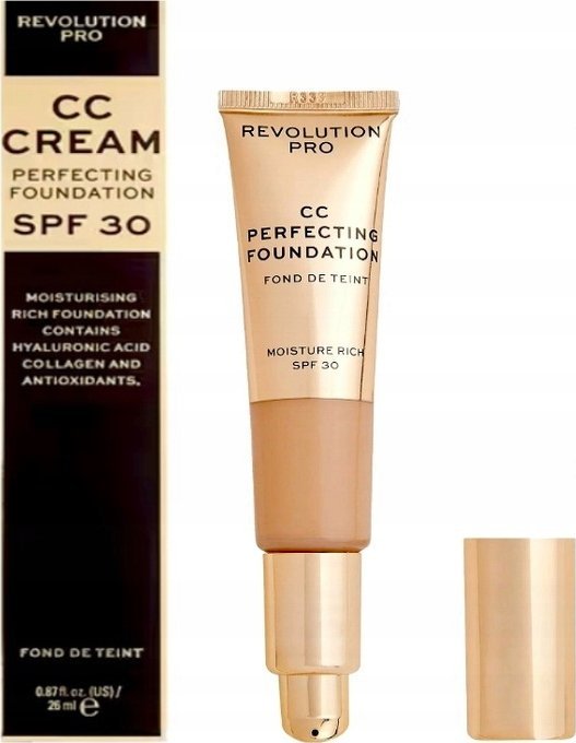 Makeup Revolution Makeup Revolution, Pro CC Perfecting, CC Cream, F10, SPF 30, 26 ml For Women
