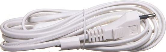 Wężyk przyłączeniowy Emos Przewód przyłączeniowy wyłącznikiem KF-HK-1 H03VVH2-F 2x0,75 2m biały S08272