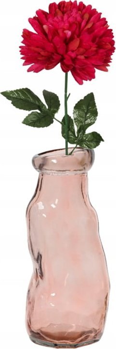 Szklany wazon na kwiaty 10x25cm Przezroczysty dekoracyjny