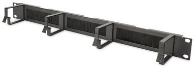 Digitus Organizer szczotkowy z uchwytami Czarny (DN-97663)