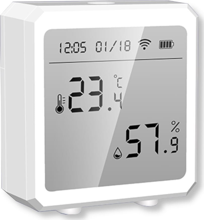Eurolook Inteligentny Czujnik Temperatury i Wilgoci LCD Zigbee 3.0