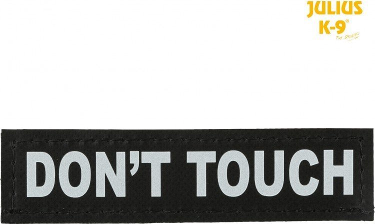 Trixie Julius-K9® naklejki na rzep, 2 szt., XS, DON'T TOUCH