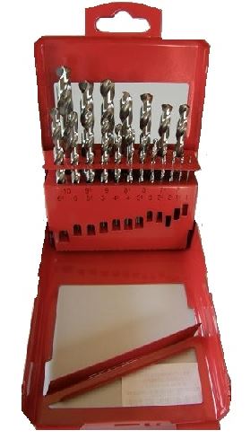 Wiertło Makita do metalu HSS walcowe 1,5 2 7 4,5 4 5,5 5 1 3 2,5 3,5 6 10 6,5 7,5 8 8,5 9 9,5mm zestaw (P-60517)