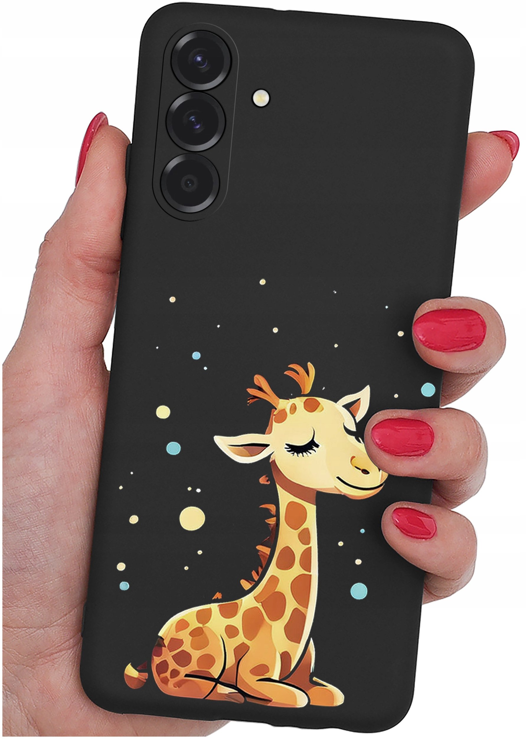 ETUI do Samsung A56 5G | WZORY | SILIKONOWE MATT CASE + SZKŁO 9H