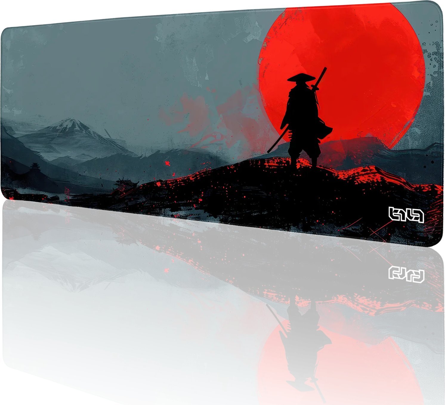 Podkładka Tilt PODKŁADKA POD KLAWIATURĘ Grey Samurai 80x30 Duża Na biurko