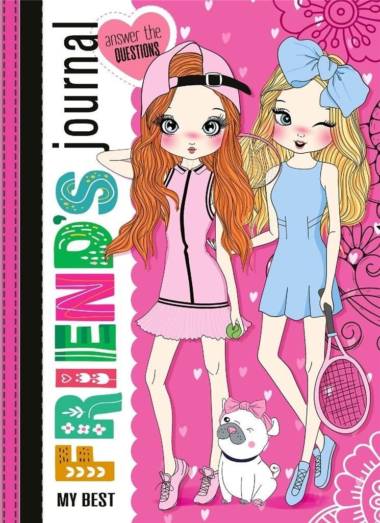 Fresh Zeszyt przyjaciółek 135x197/48K TW brokat różowy