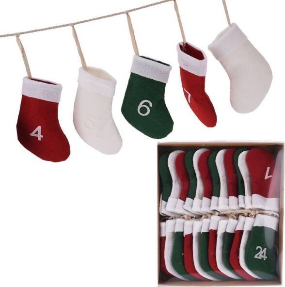 Kalendarz adwentowy Home Styling Collection filcowy 2,2 m