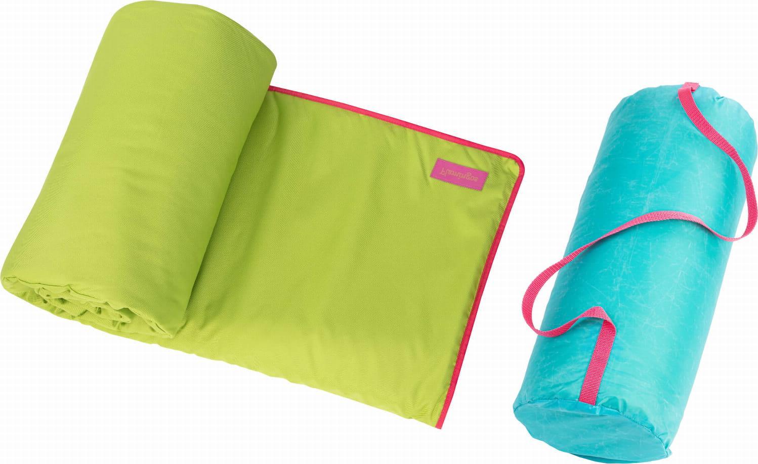 Flamingos Mata na plażę 78x180 Blue Green