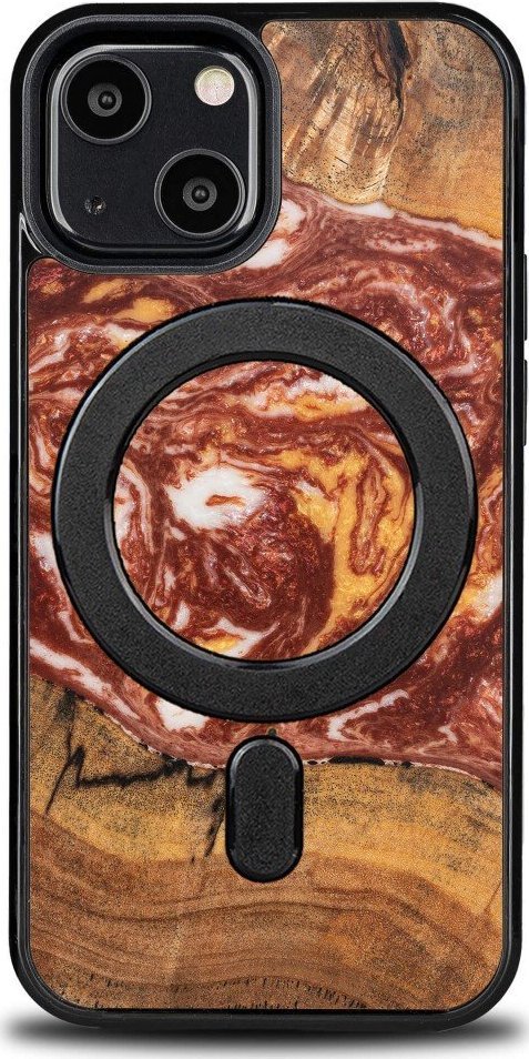 BeWood Etui Bewood Unique na iPhone 13 Mini - Planets - Mars z MagSafe