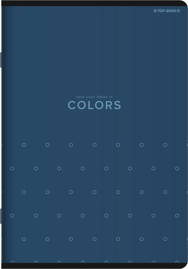 Top 2000 Zeszyt Top 2000 Colors A5/60k kratka niebieski