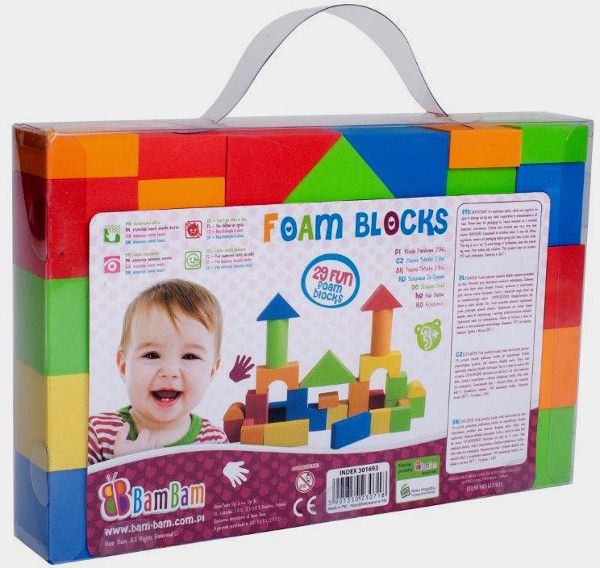 BamBam Klocki piankowe 29 el. - 301693