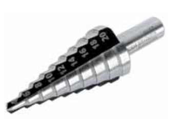 Wiertło Wolfcraft stopniowe walcowe 14 16 8 18 20 30 22 24 28 26mm (2516000)