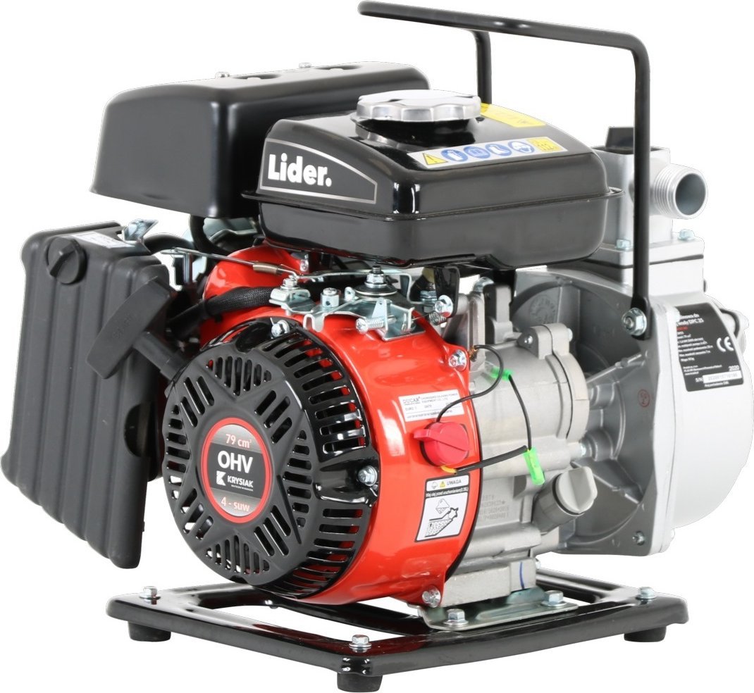 Lider LIDER DPC25 MOTOPOMPA POMPA STRAŻACKA SPALINOWA DO WODY BRUDNEJ CZYSTEJ WYSOKOWYDAJNA 6000 l/h 6m3/h - OFICJALNY DYSTRYBUTOR - AUTORYZOWANY DEAL