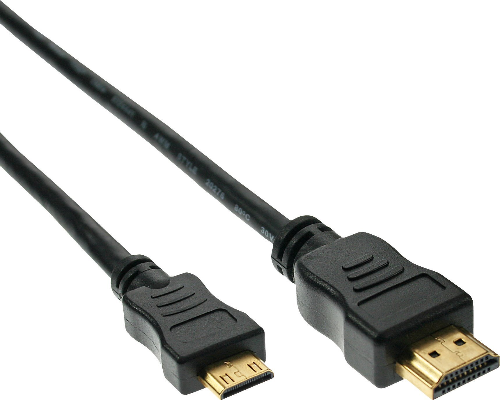 Kabel InLine HDMI Mini - HDMI 5m czarny (17455P)