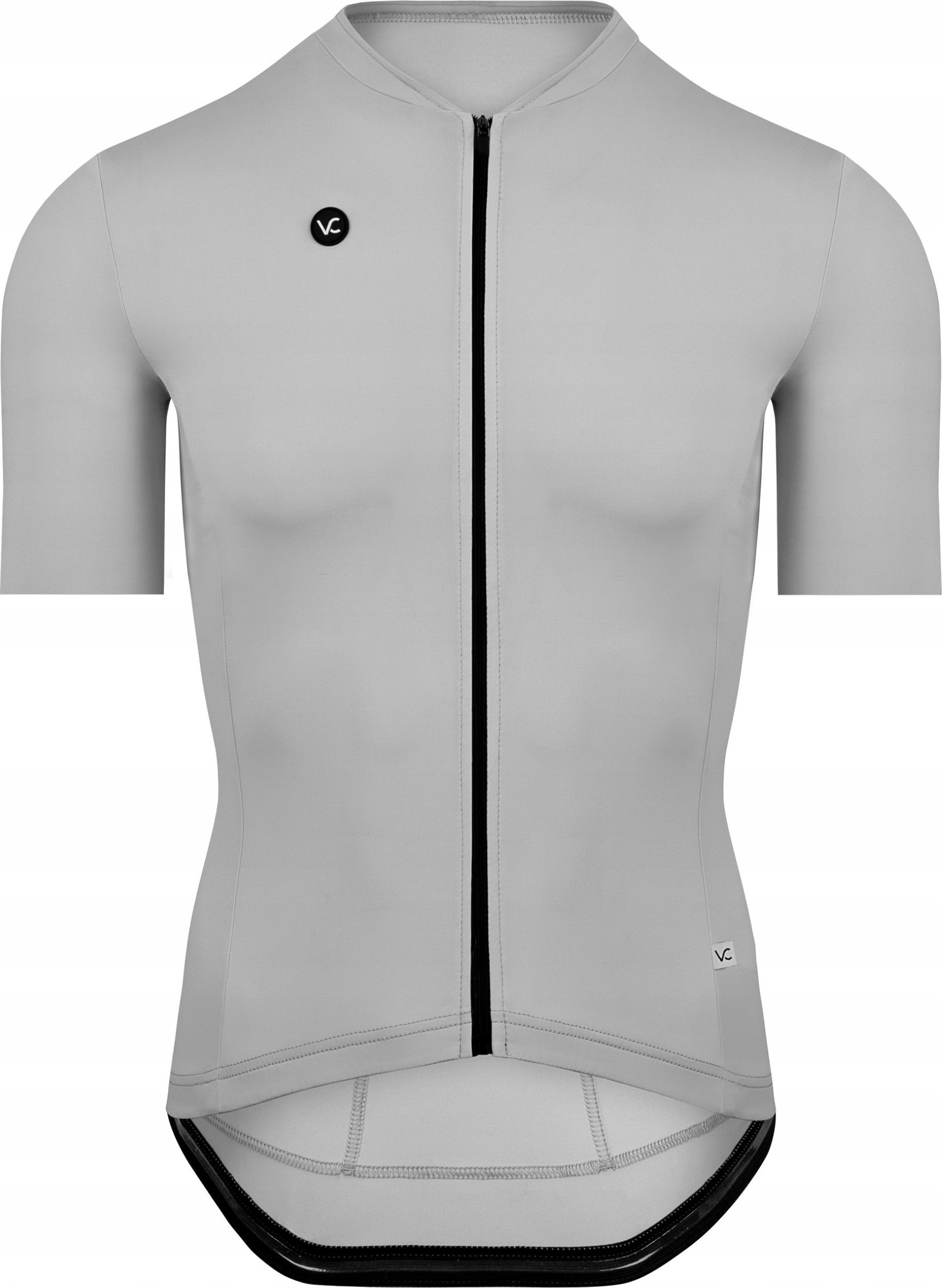 Velcredo Koszulka kolarska męska szara rowerowa XL