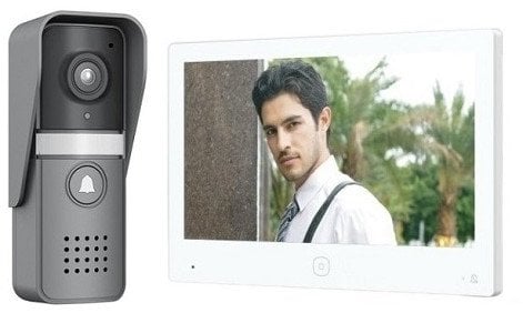 Domofonas su monitoriumi, Tuya, Wi-Fi, dvilaidis