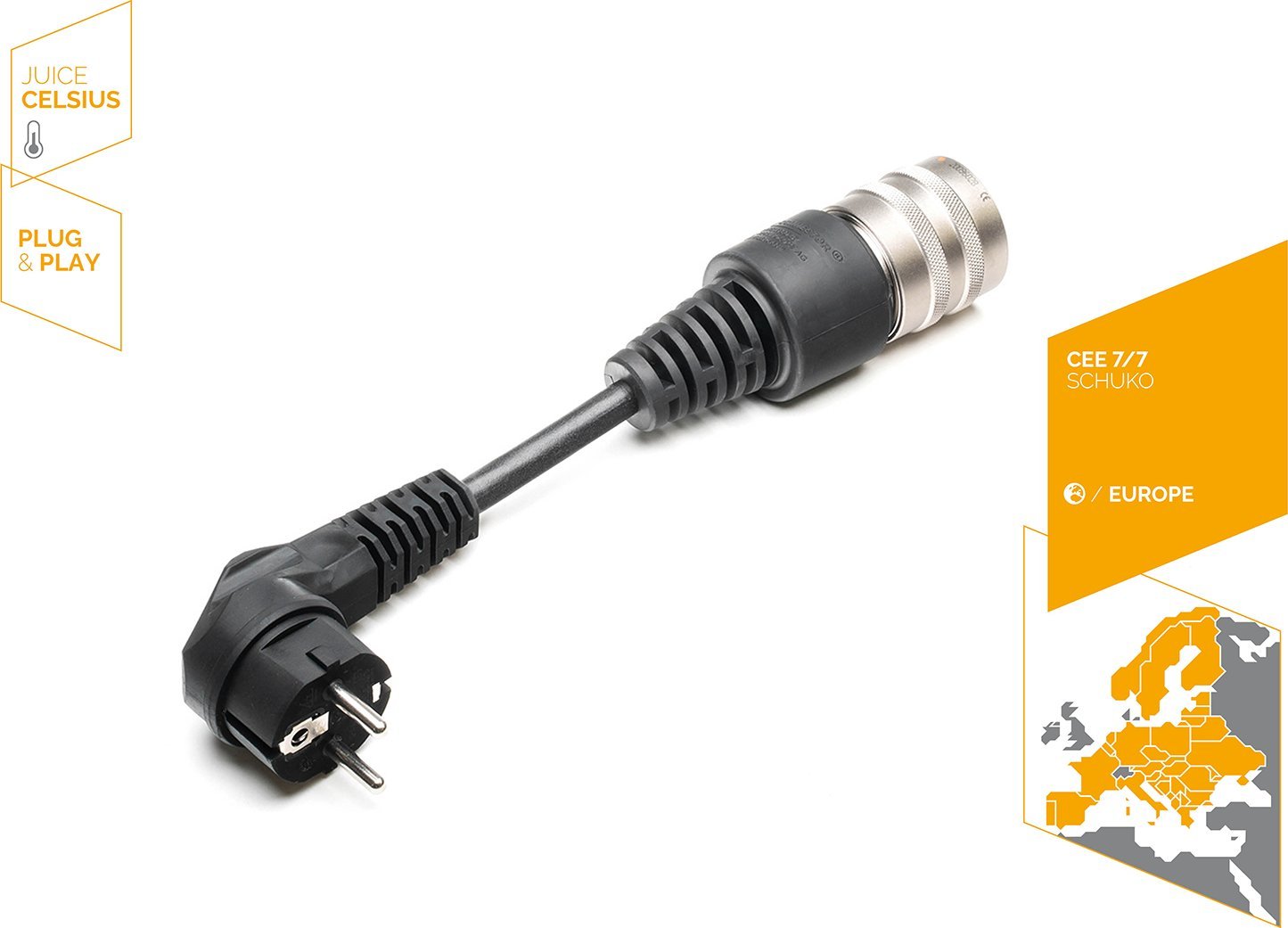 Juice Adapter Juice Booster 2 złącze CEE 7 / 7 Schuko 16 A 3kW (EA-JC77T)