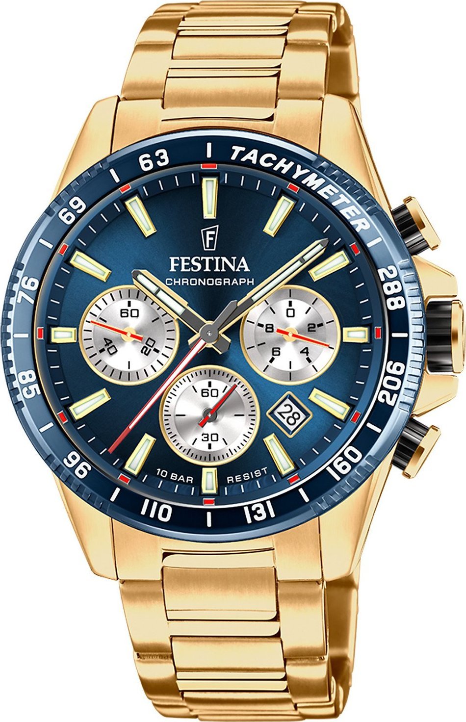 Zegarek Festina Zegarek męski Festina F20634-2 złoty