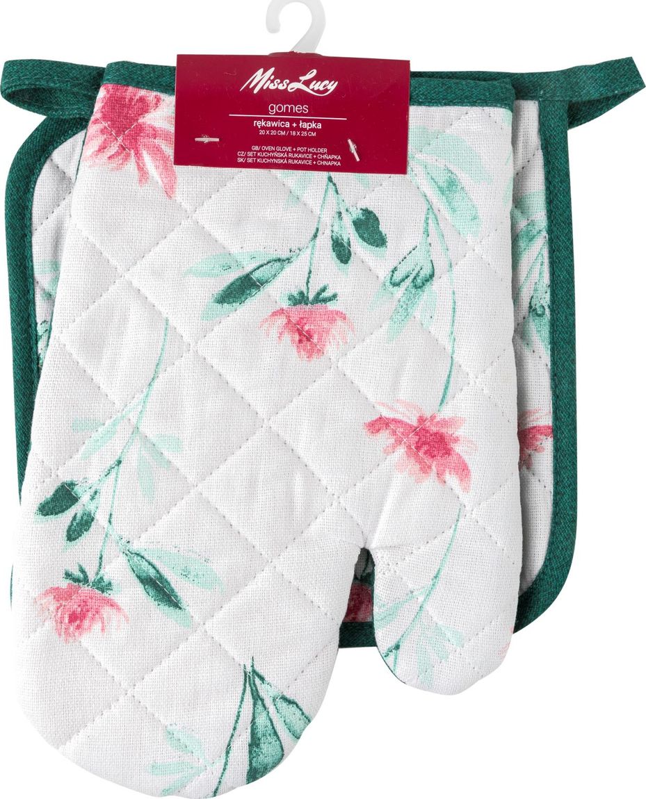 Miss Lucy Rękawica kuchenna i łapka kuchenna Miss Lucy Gomes 18x25 cm; 20x20 cm