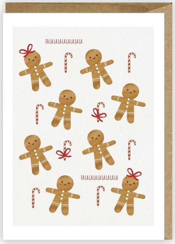 Cardie Kartka Boże Narodzenie Pierniczki, eko K083